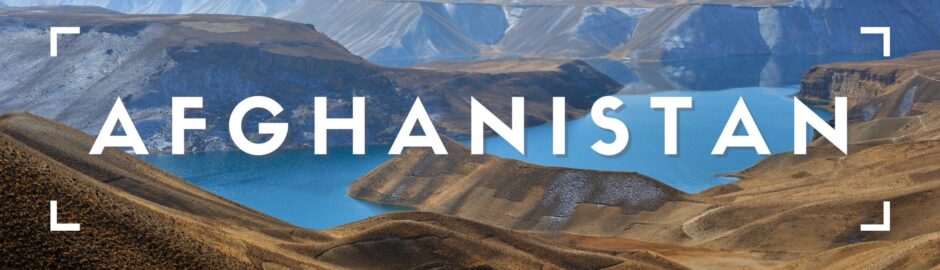 Laghi di Band-e Amir in Afghanistan con acque turchesi e formazioni rocciose