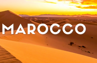 Dune del Sahara al tramonto a Merzouga, Marocco