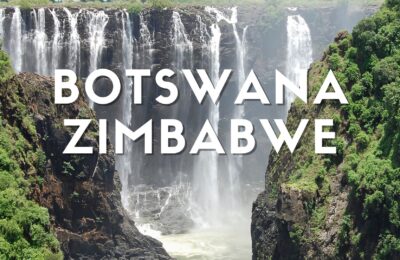 Imponente cascata Victoria Falls sul fiume Zambesi, Zambia e Zimbabwe