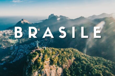 Paesaggi iconici del Brasile: vista panoramica di Rio de Janeiro, le Cascate di Iguazú e il centro storico di Salvador da Bahia